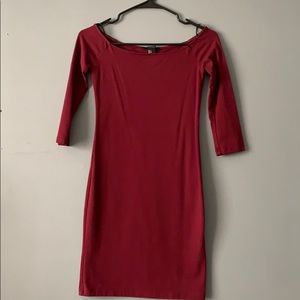 Burgundy Dress